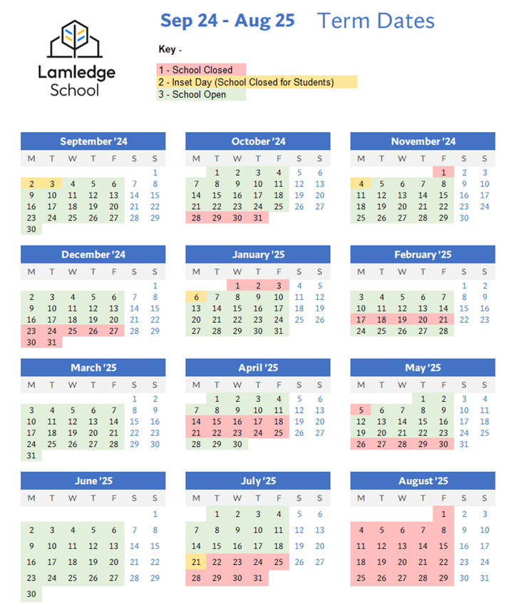 Important Information Lamledge School